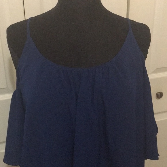 FRENCH CONNECTION CREPE LIGHT COLD SHOULDER DRESS - Picture 5 of 8